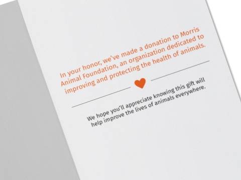 Image 2 of the inside of the Sending Some Love Honor Card 